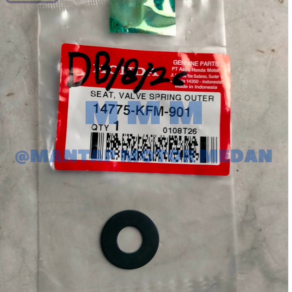 Vòng gắn lò xo van cũ Honda Supra X 125 Karisma Revo chính hãng 14775-KFM-901