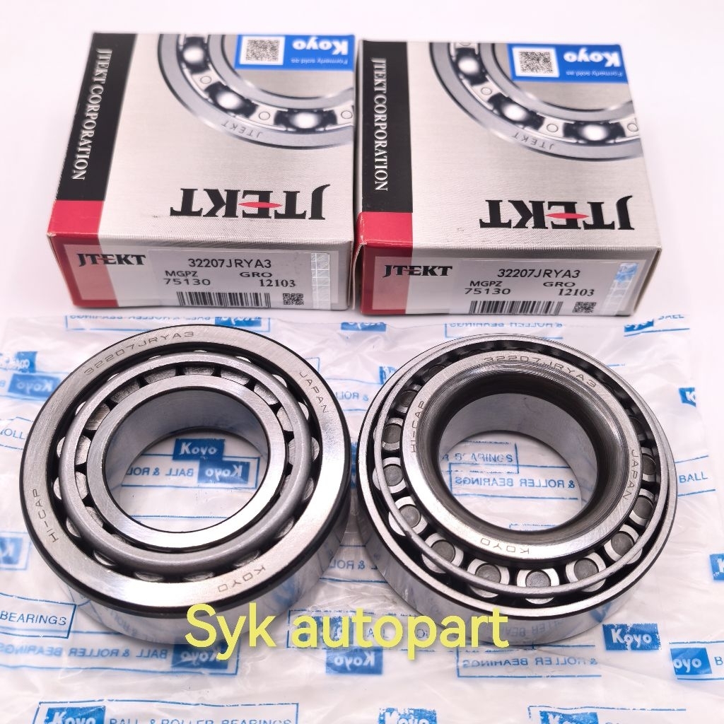 VÒNG BI 32207JRYA KOYO TRƯỚC NGOÀI PS120 CANTER DUTRO 32207JRYA