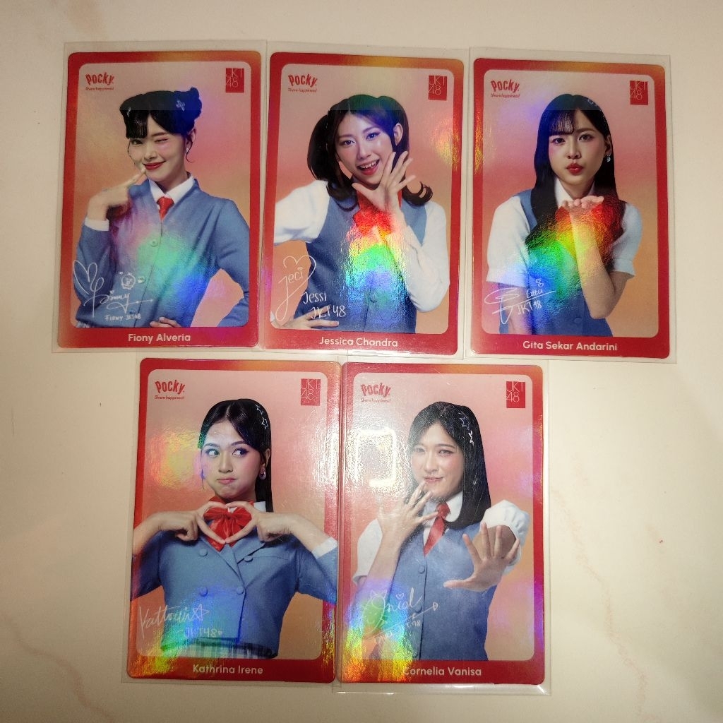 Photocard JKT48 X Pocky chính hãng