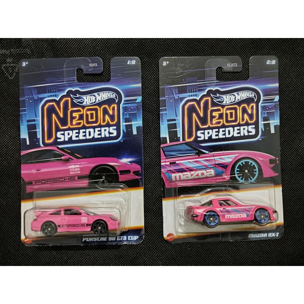 Hotwheels Mazda & Porsche Hồng