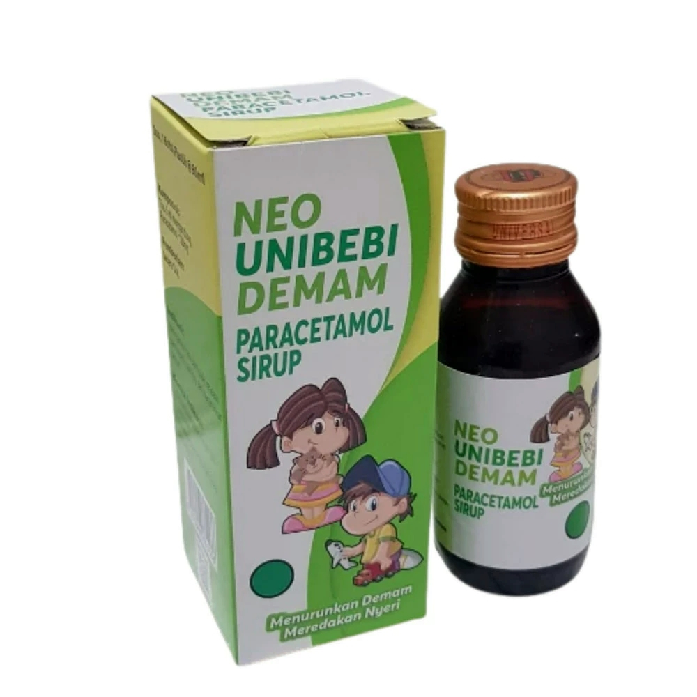 NEO UNIBEBI FEVER 60 ML, PARACETAMOL SYRUP Giúp RELIEVE FEVER Ở TRẺ EM