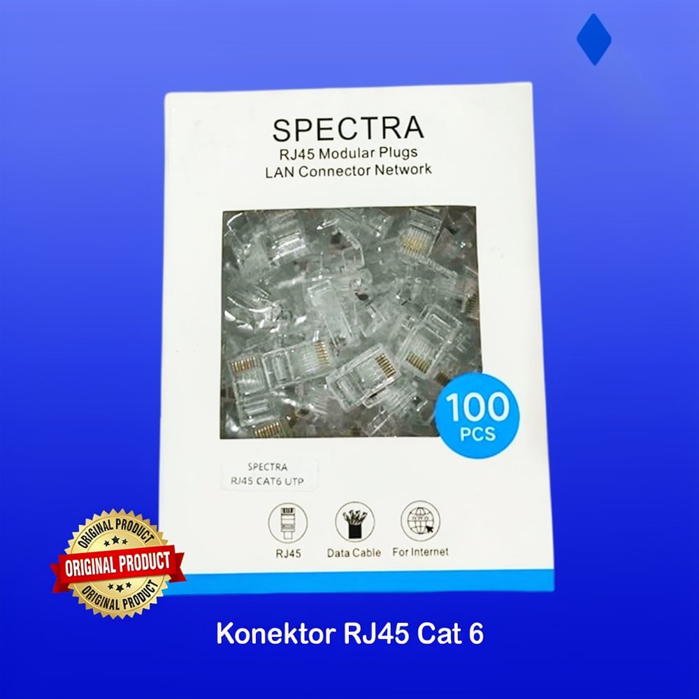 Đầu nối Spectra RJ45 Cat6 UTP RJ45 Connector chứa 100 chiếc