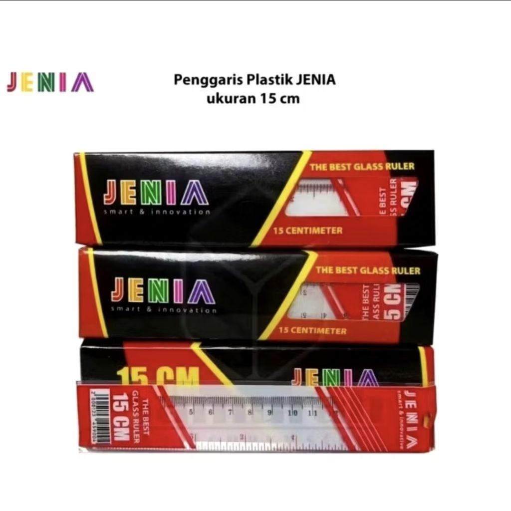 Thước nhựa Jenia 15 cm (24 chiếc) / tỷ lệ 15 cm / thước 15 cm / thước 15 cm
