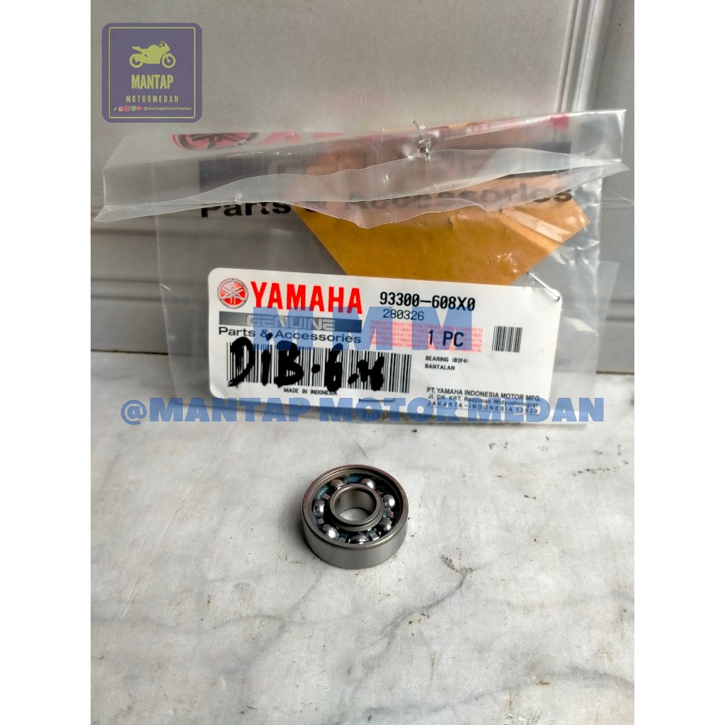 Lahar Bearing 608 Bơm Tản Nhiệt Máy Bơm Nước Nmax Mới Aerox Lexi Chính Hãng Yamaha 93300-608X0