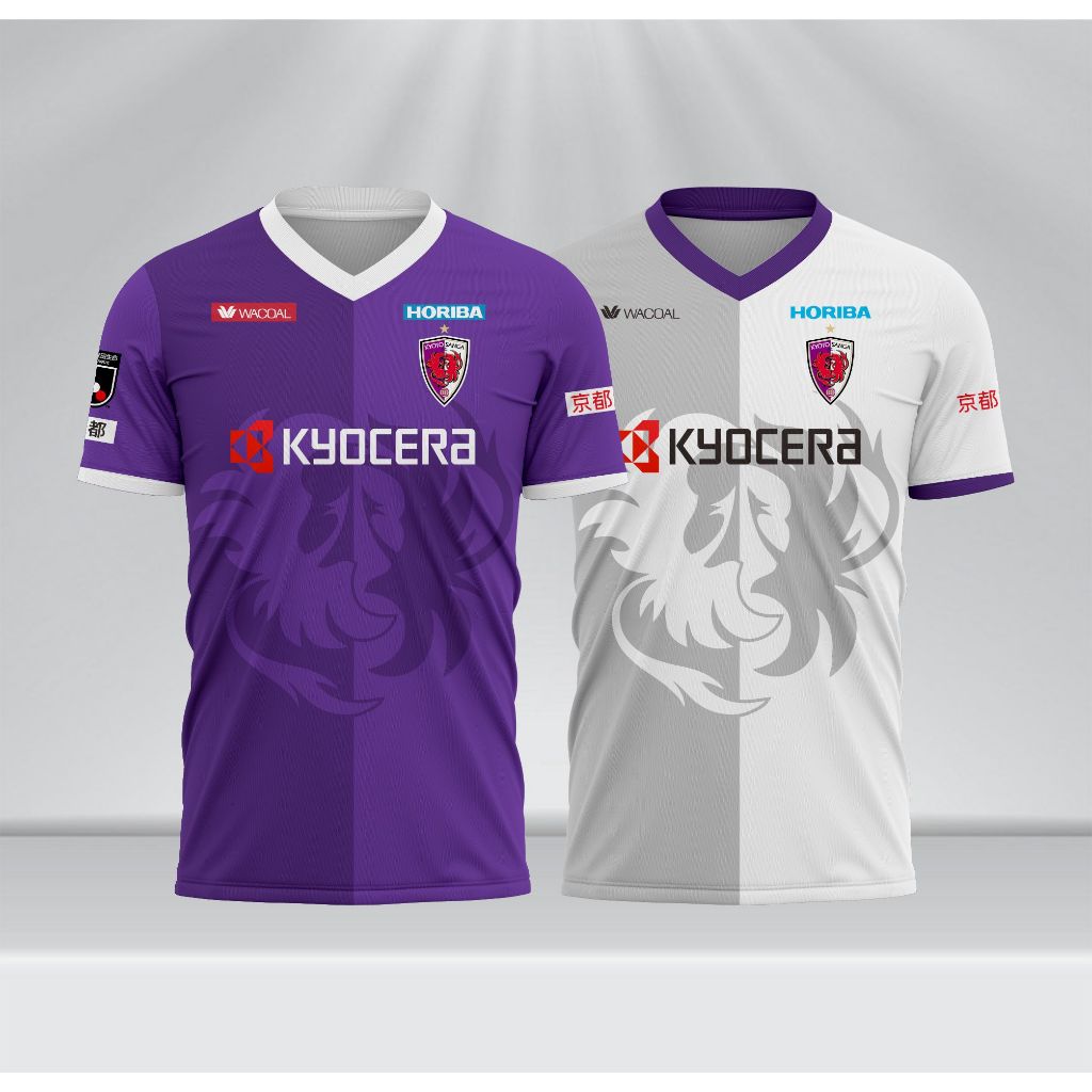 Áo đấu chính thức Kyoto Sanga năm 2023 cho cả sân nhà và sân khách