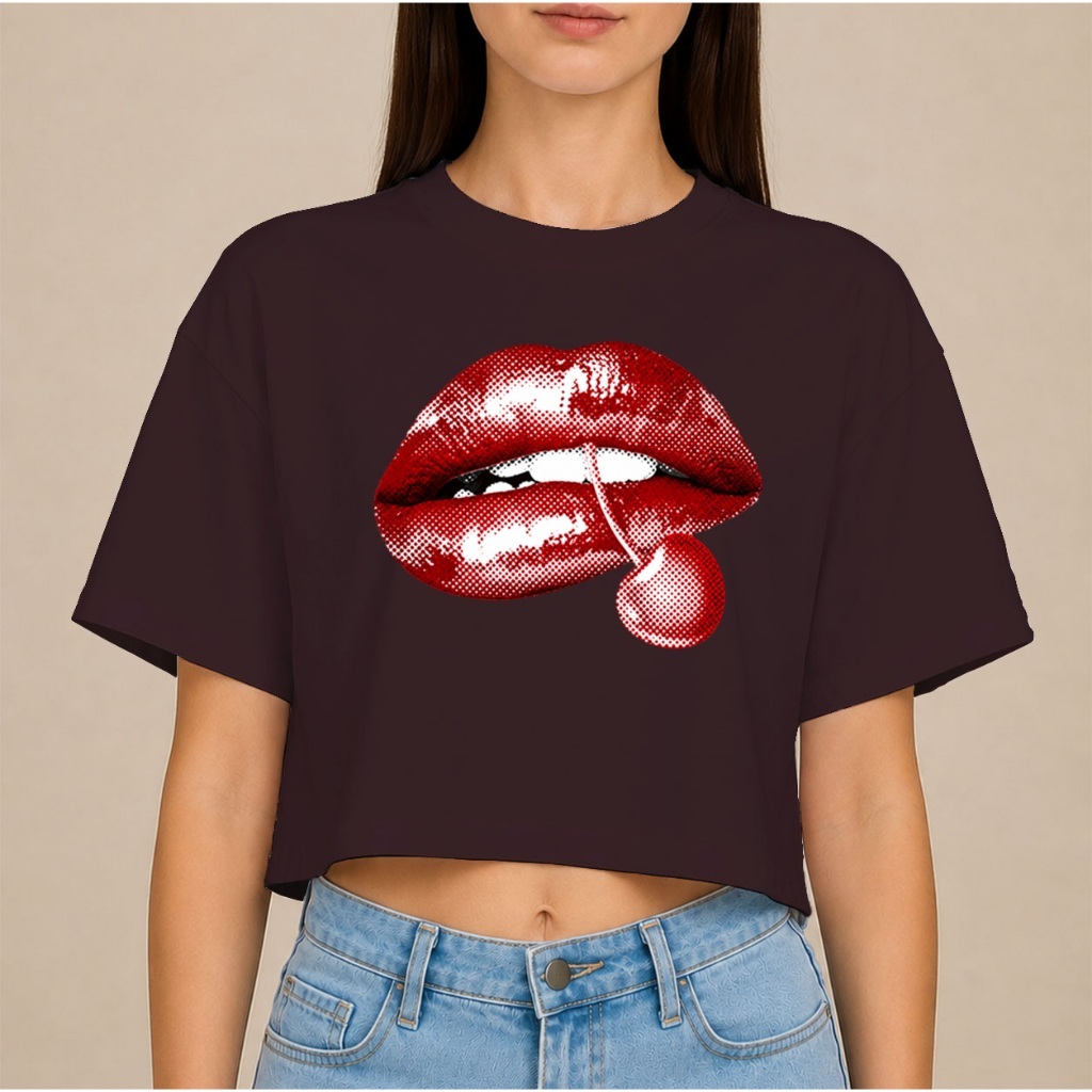 COD ID - Áo crop top nữ cỡ lớn / Áo crop top trơn / Áo crop top tuổi teen / Áo crop top nữ thời tran