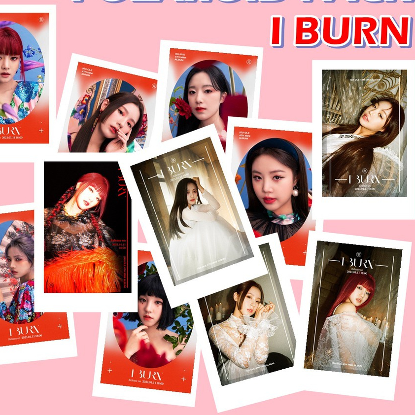 Tôi BURN Miyeon Minnie Soojin Soyeon Yuqi Shuhua