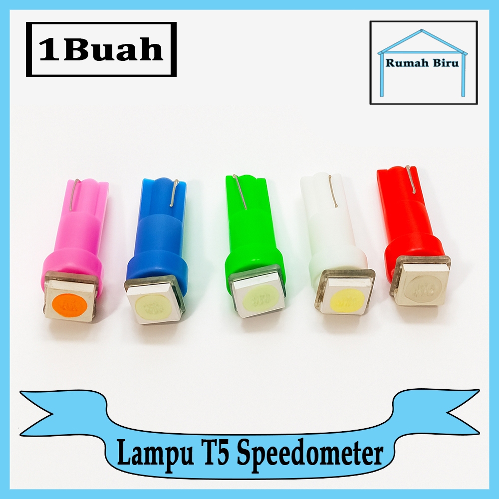 Đèn đồng hồ tốc độ LED T5 cho Mio, Fino, Jupiter MX và xe máy ô tô / Đèn bảng điều khiển 1 mắt T5
