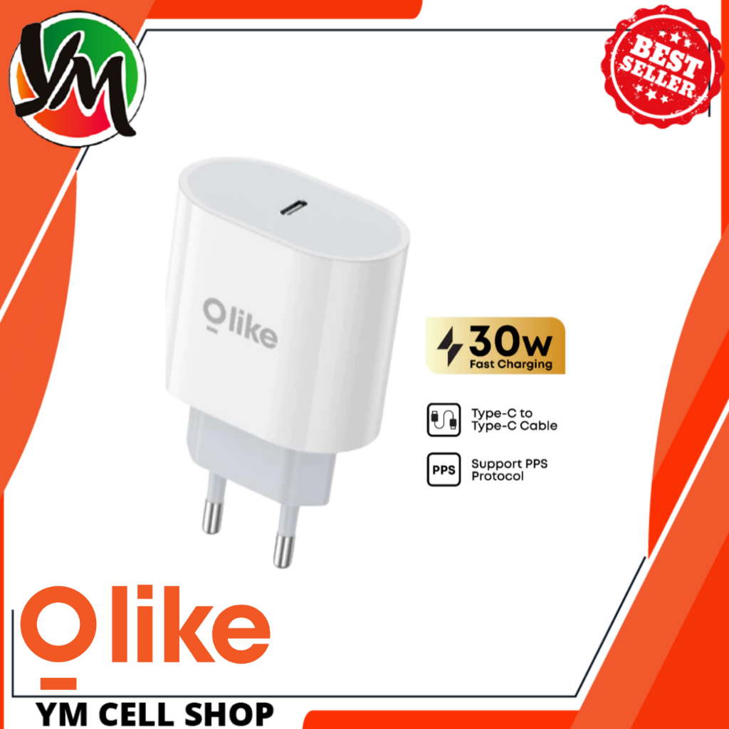 OLIKE C309CC 30W TYPE-C TO TYPE-C Olike 30W Sạc Nhanh C309CC PD PPS Type-C 1M Cáp