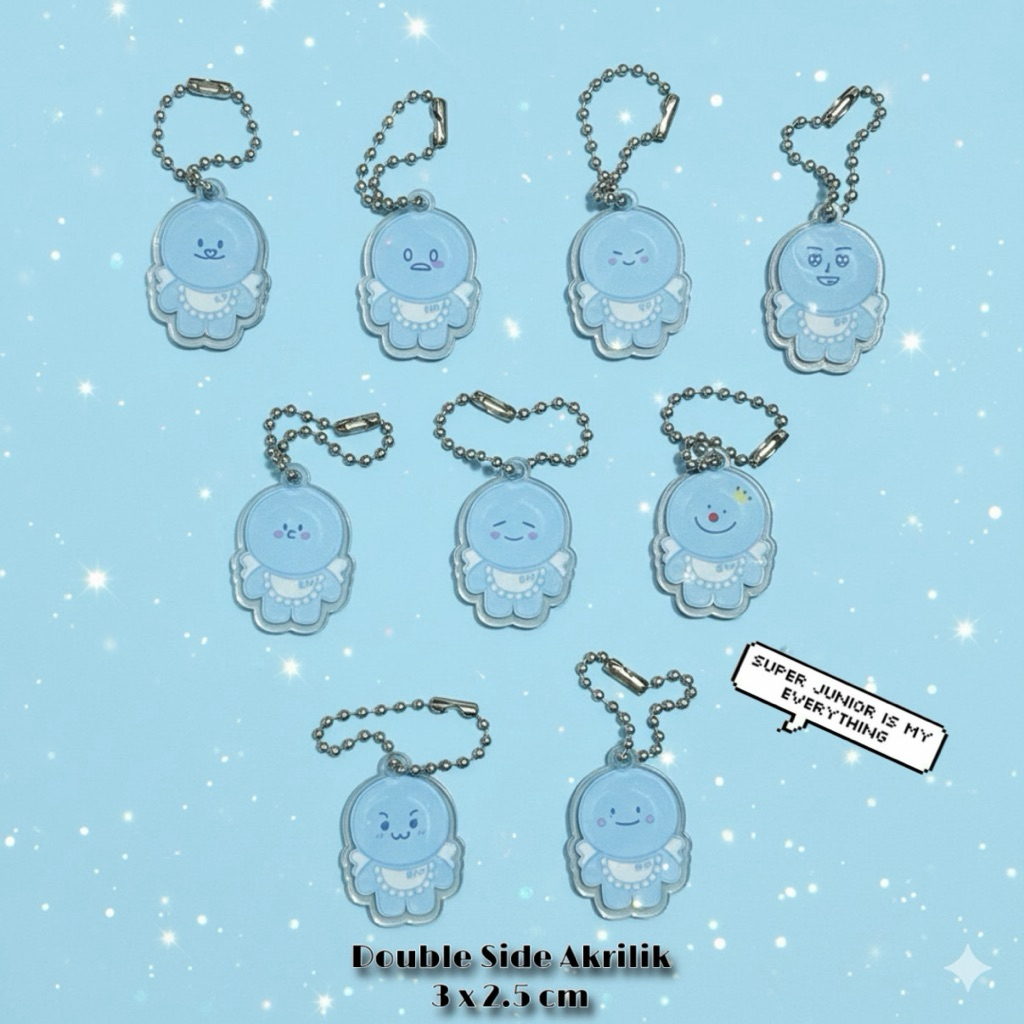 Móc khóa Acrylic Super Junior Suju Kyuhyun Donghae Eunhyuk