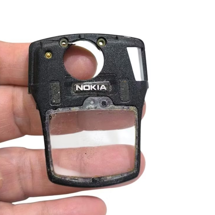 Ốp trước LCD, Một phần Nokia 8910 / 8910i & Logo chrome chính hãng loại bỏ - khung LCD mặt N8910 N89