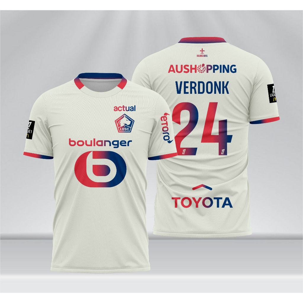 [Trang phục đội tùy chỉnh] Áo đấu sân khách LOSC LILLE 2025 2026