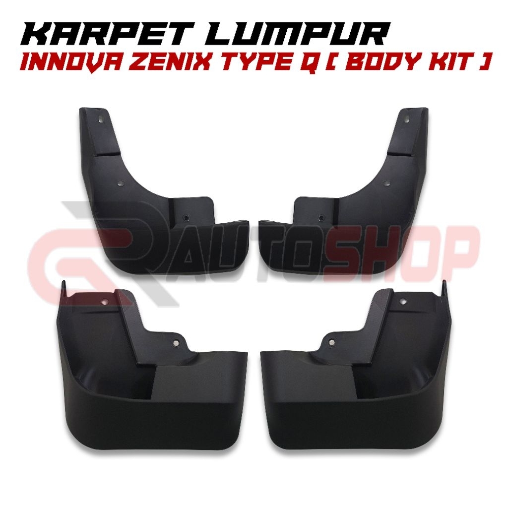 THẢM MUD / MUDGUARD INNOVA ZENIX LOẠI Q (BỘ THÂN) - ISOKA