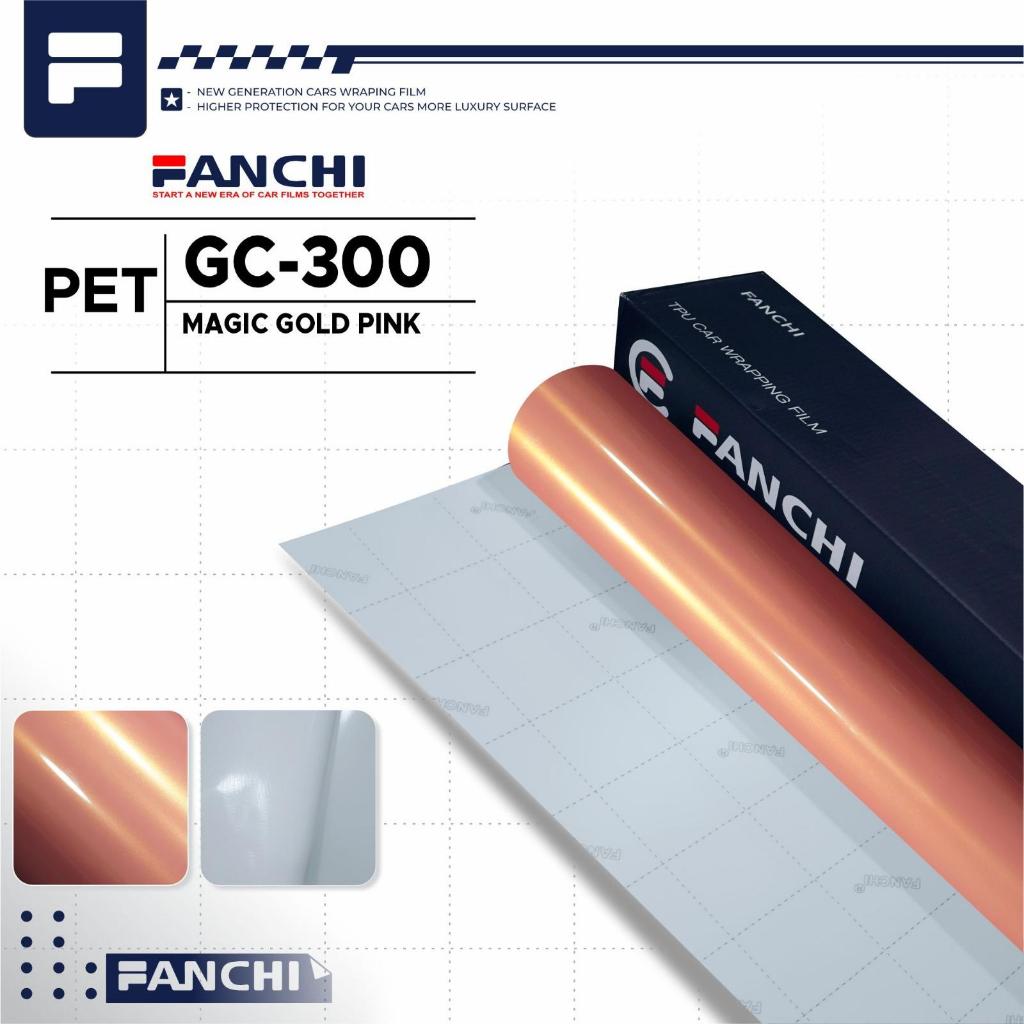 Miếng Dán 50Cm FANCHI GC300 GC-300 PET Magic Gold Hồng Lembayung Vàng PET mỗi 50Cm
