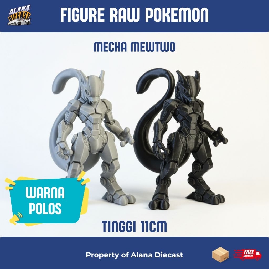 MECHA MEWTWO POKEMON FIGURE - MÀU SẮC