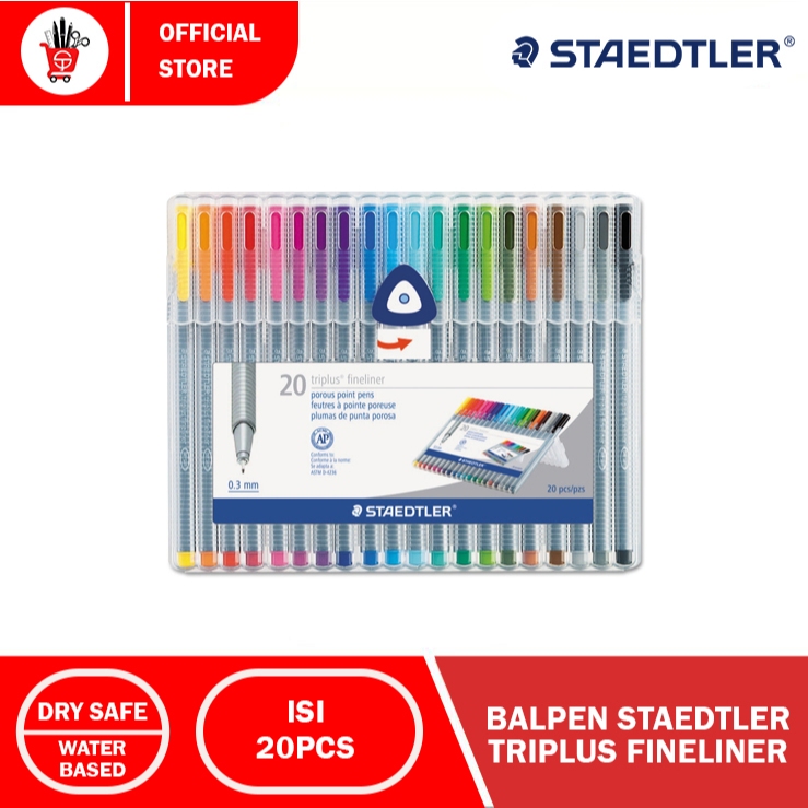 STAEDTLER TRIPLUS FINELINER DRAWING PEN 334 0.3MM SUPER FINE (1 CÁI)