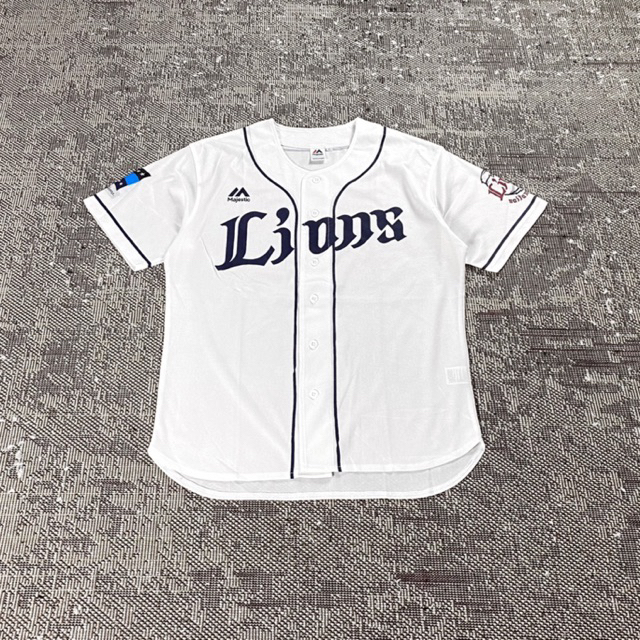 LION MAJESTIC BASEBALL JERSEY, size S, M, L & XL