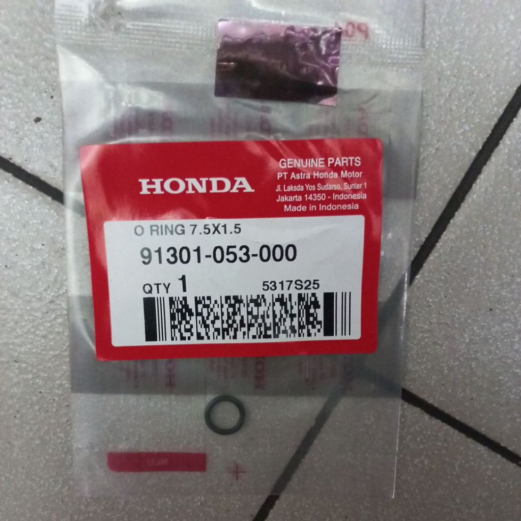 91301053000 – ORING 7.5X1.5, SEAL ORING SEAL AS PULLY PHÍA SAU FI, VARIO 110 FI CHÍNH HÃNG AHM