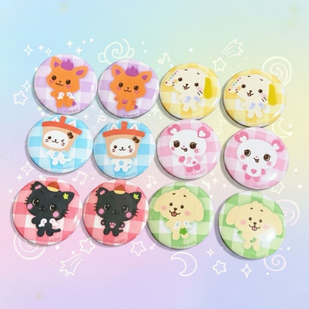 LUVELE Pin NCT Wish Wichu Pin Nút Trâm Cài