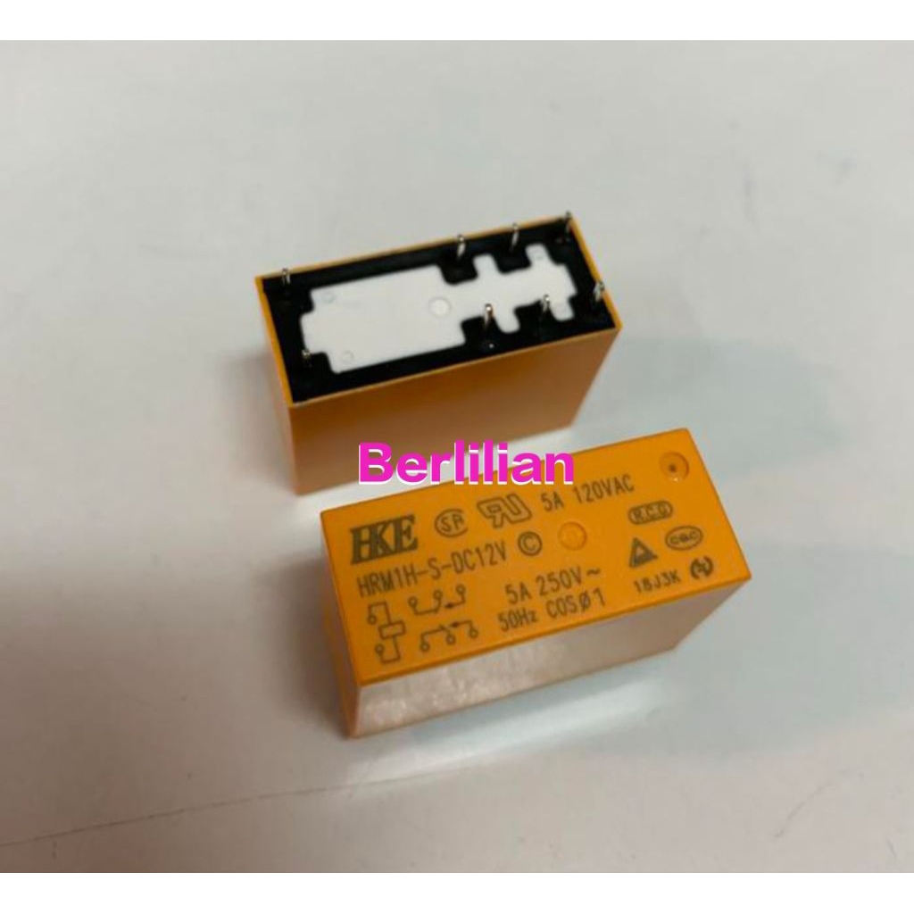 HKE 12 Volt 5A 8 Pin HRM1H Rơle / DC 12V 5 Ampe 8 Pin Rơle HKE HRM1H