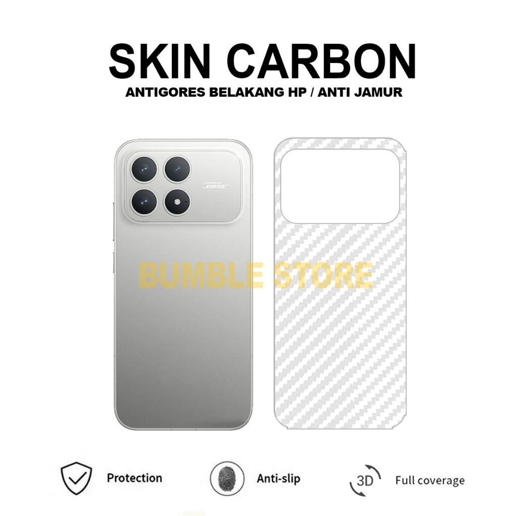 Bumble - Lưng Chống Trầy Xước / Chống Trầy Xước Da Carbon Poco F8 Pro Poco F8 Ultra Poco F7 Poco F7 