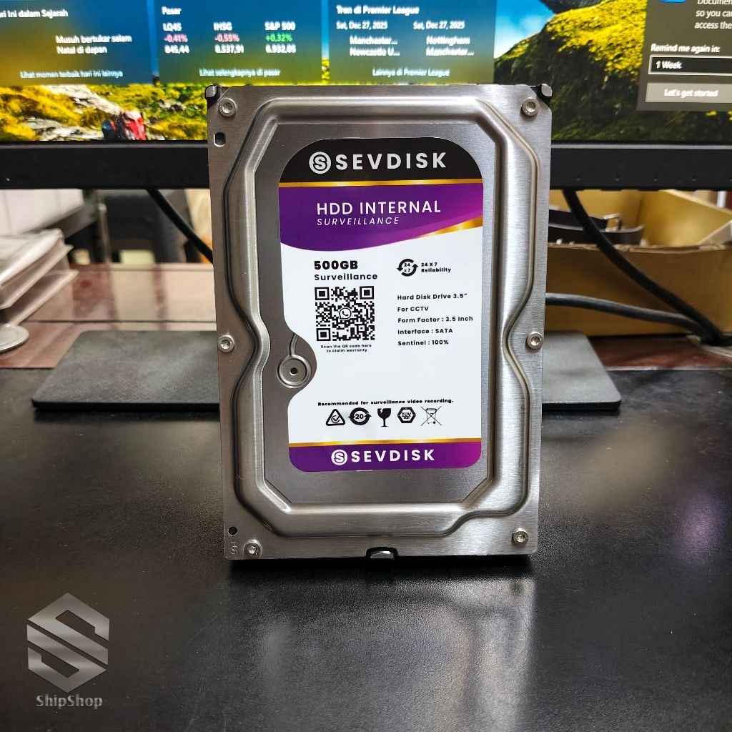 500GB SEVDISK 3.5 SATA Ổ cứng PC nội bộ Máy tính / Giám sát CCTV Mới - HDD 500GB giá rẻ