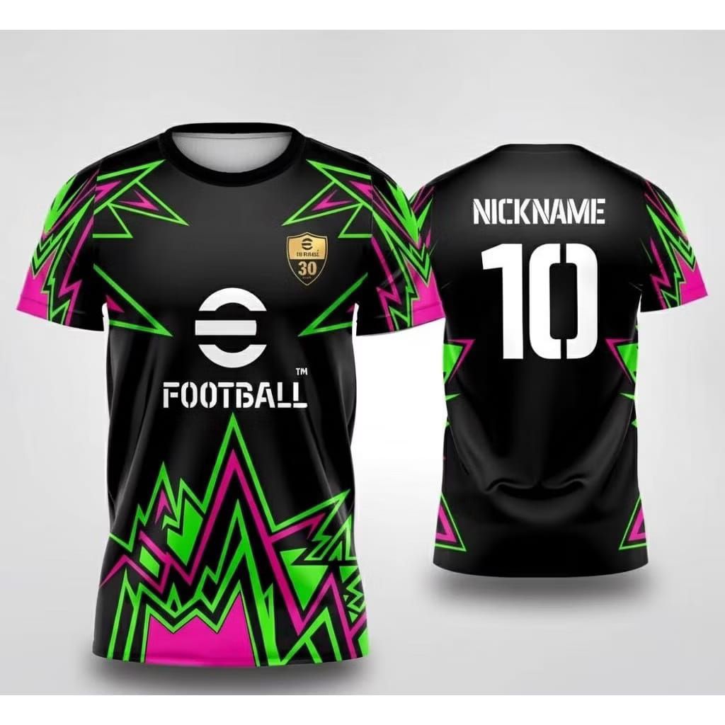 EFOOTBALL JERSEY 2026 ANIVE 30 NĂM TÊN MIỄN PHÍ VÀ SỐ SAU Áo Jersey Thời Trang Thông Thường Đội Tùy 