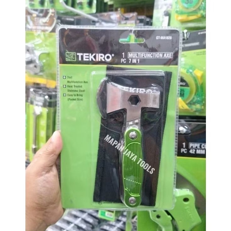 TEKIRO 7 TRONG 1 ĐA NĂNG FOLDING AXE HAMMER | ĐA NĂNG AXE 7 TRONG 1 CHÍNH HÃNG