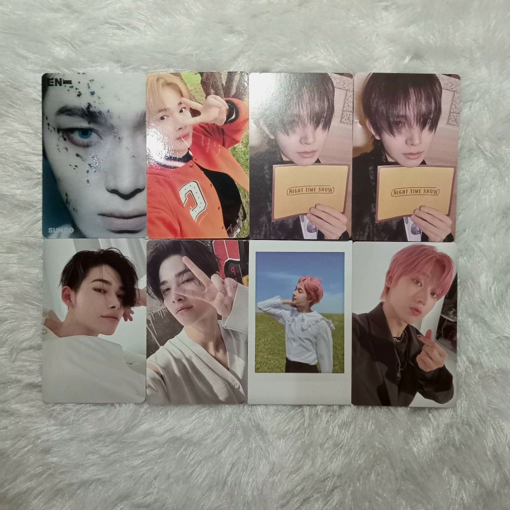 Photocard sunoo, ni-ki, heeseung enhypen chính thức