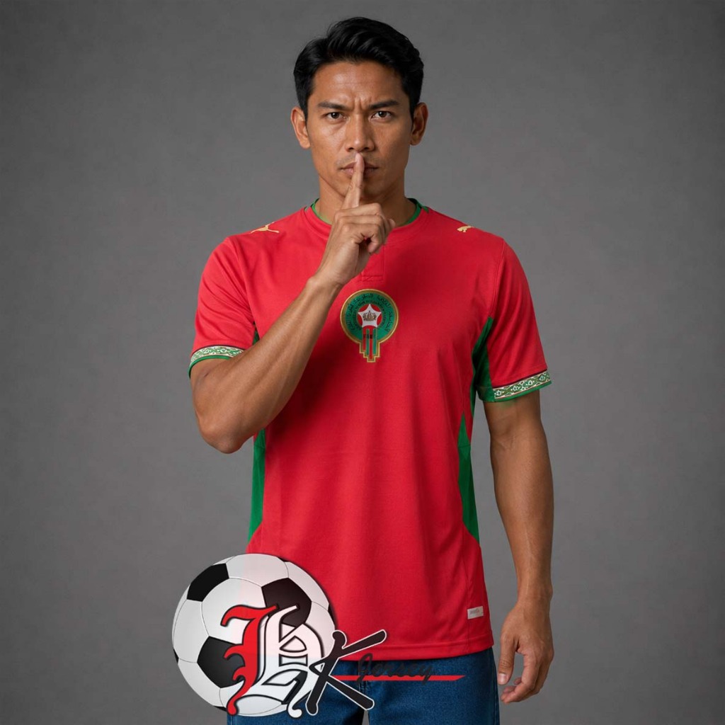 QUẠT - MOROCCO HOME FOOTBALL JERSEY 2026