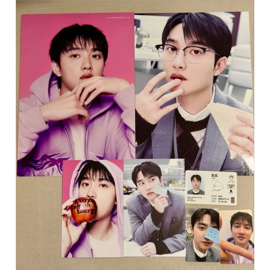 Mùa chào mừng SG EXO 2026 thành viên DO idol DOHKYUNGSOO phiên bản DO. set no POB