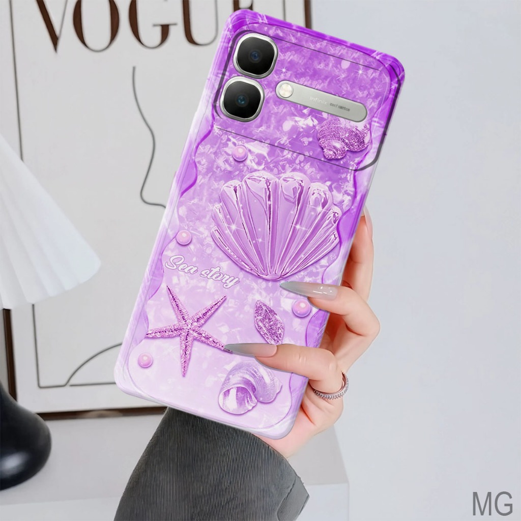 Infinix Smart 20 Case - Tecno Spark Go 2 Vỏ mềm thời trang mới nhất Macaron Protect Camera Kesing Hp