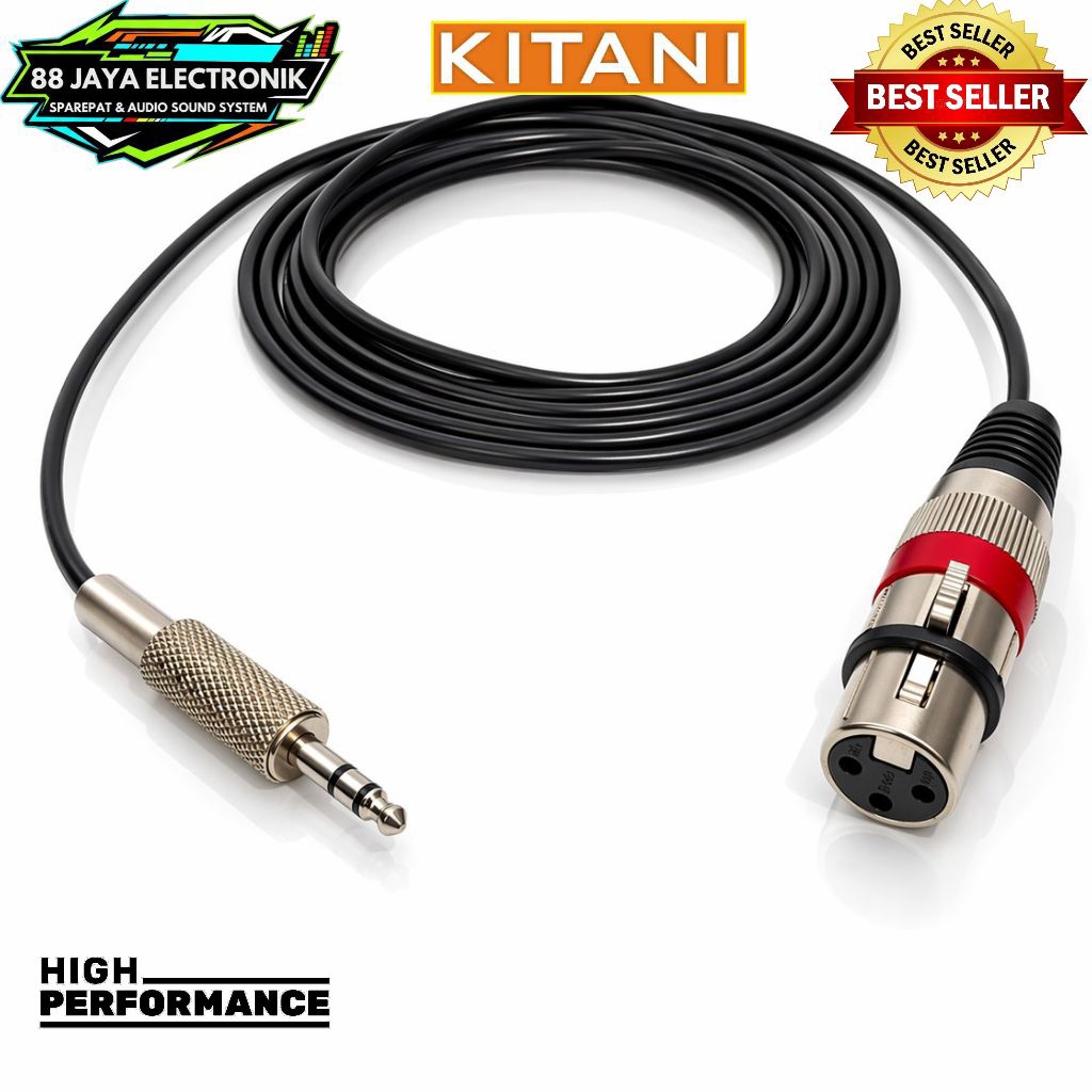Cáp aux nữ 3,5mm đến xlr / cáp mic ngưng tụ bm800 bm8000 bm700 bm7000