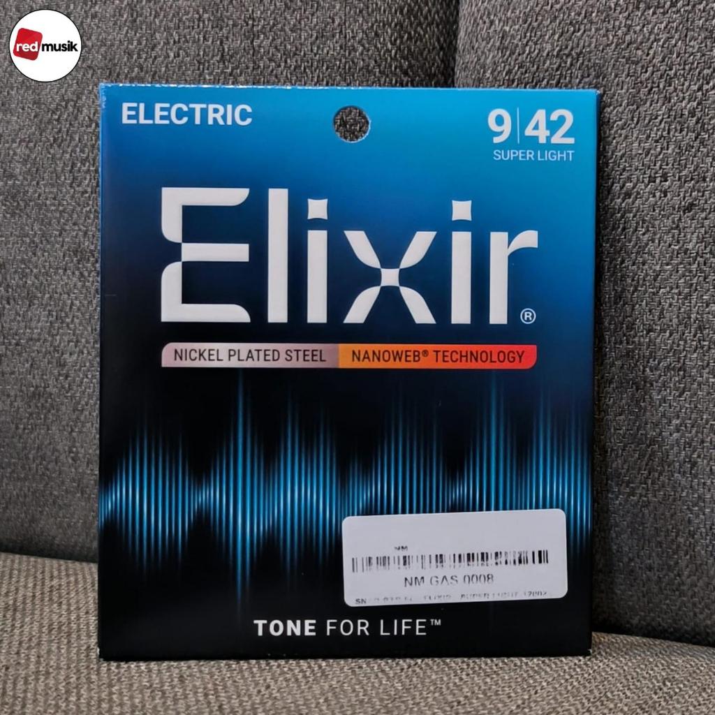 Senar Guitar Elixir Electric Original 09 / 42 NANOWEB 12002