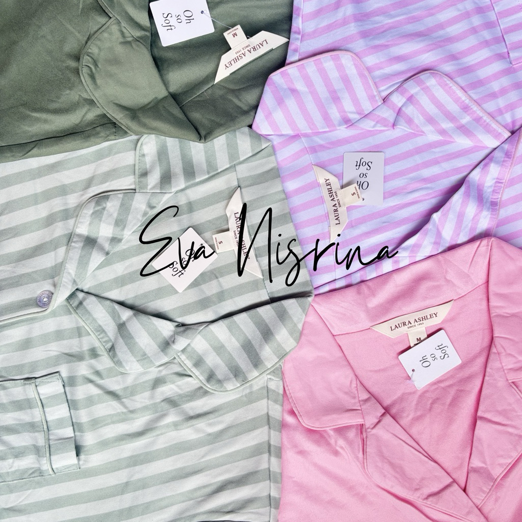 Bộ đồ ngủ Laura Ashley | Nicole Miller | No Comment [SIZE CHART IS IN THE PHOTO] Trưng bày đặc biệt 
