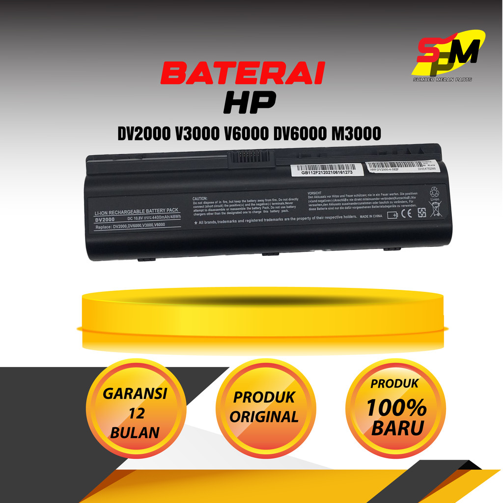 Pin HP dv2000 v3000 v6000 dv6000 m3000 m3000