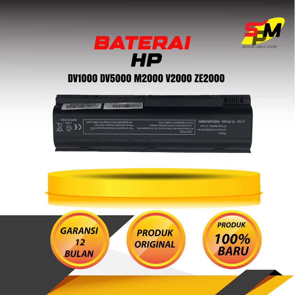 Pin HP dv1000 dv5000 m2000 v2000 ze2000 z2000