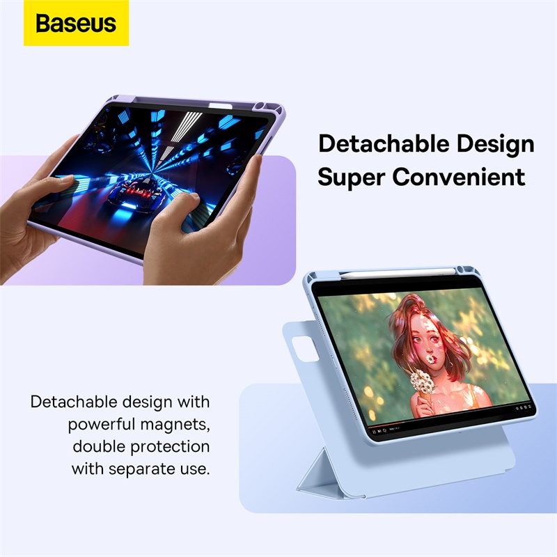 Bao Da Máy Tính Bảng Nam Châm Baseus Cho ipad Pro 12.9 11 10.9 10.2 8.3 inch pad 2021 2022