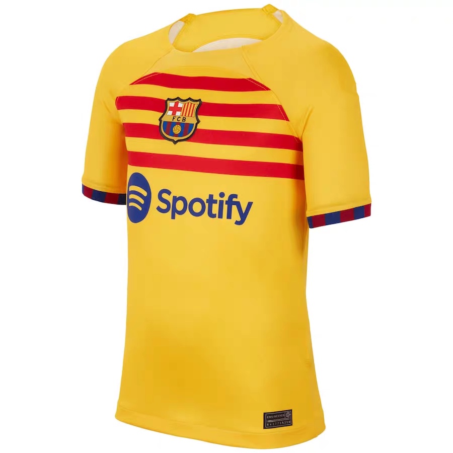 Áo Thun Đá Banh Tuyển Barcelona Sân Nhà 2022 / 23 / 24 Chất Lượng Cao Cho Nam