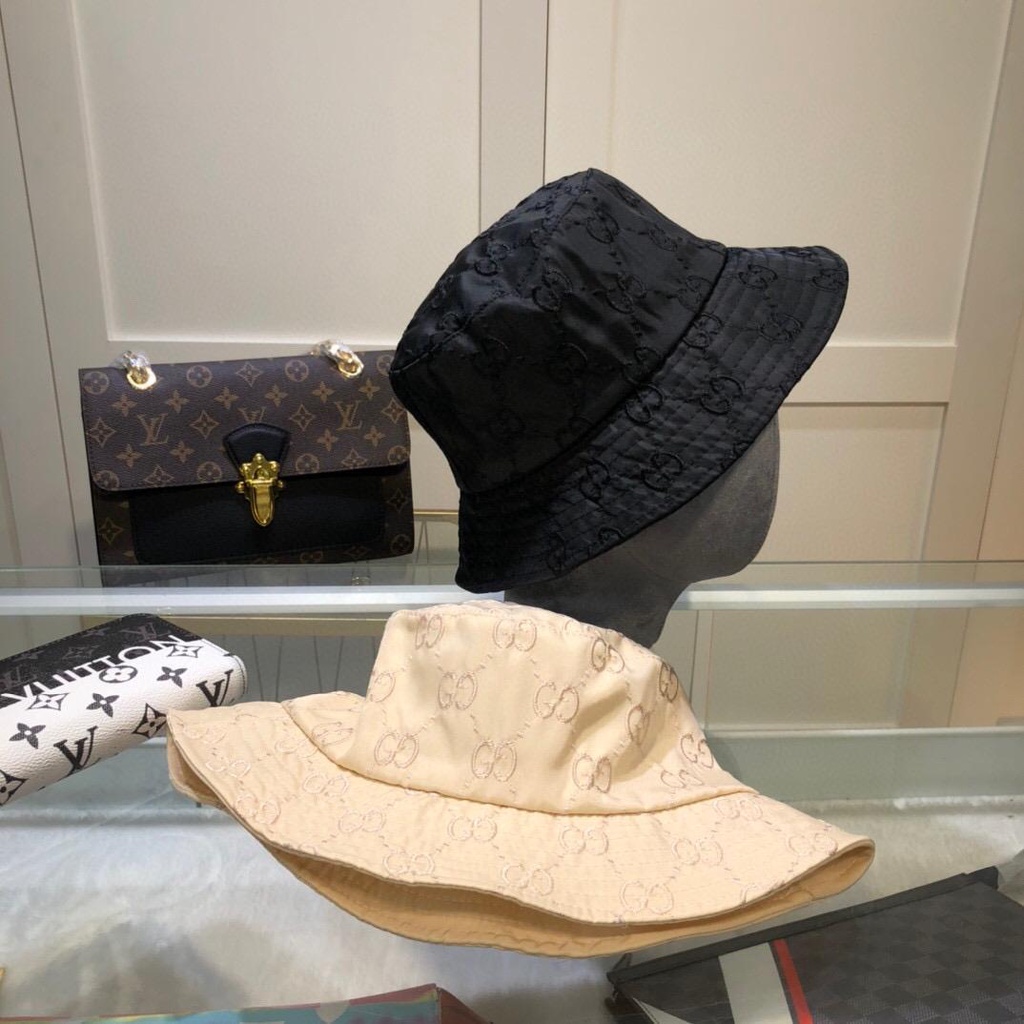 Nón Bucket Hoạ Tiết Gucci Phong Cách Thời Trang Mùa Hè Cho Phái Nữ