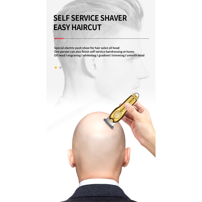 Máy cạo râu Cắt Tóc Chuyên Nghiệp Kemei KM-679 0mm