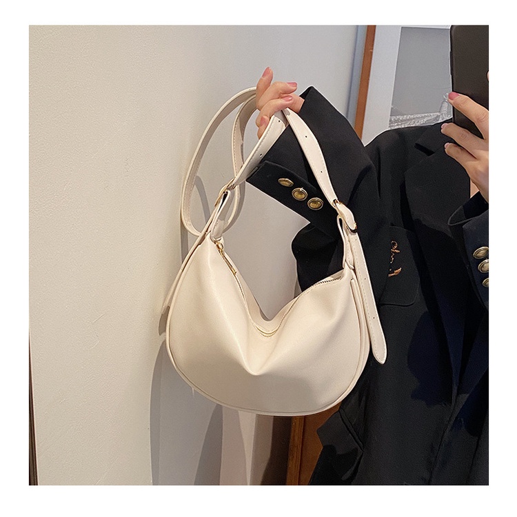 Ielgy Túi Đeo Chéo Chất Liệu Pu Điều Chỉnh Được Hình Bánh Bao / Cấu Trúc Vĩnh Viễn: Ngăn Đựng Thẻ Có Khóa Kéo