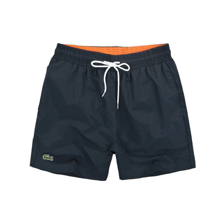Lacoste Quần Short Đi Biển Màu Trơn Nhiều Túi Thời Trang Mùa Hè