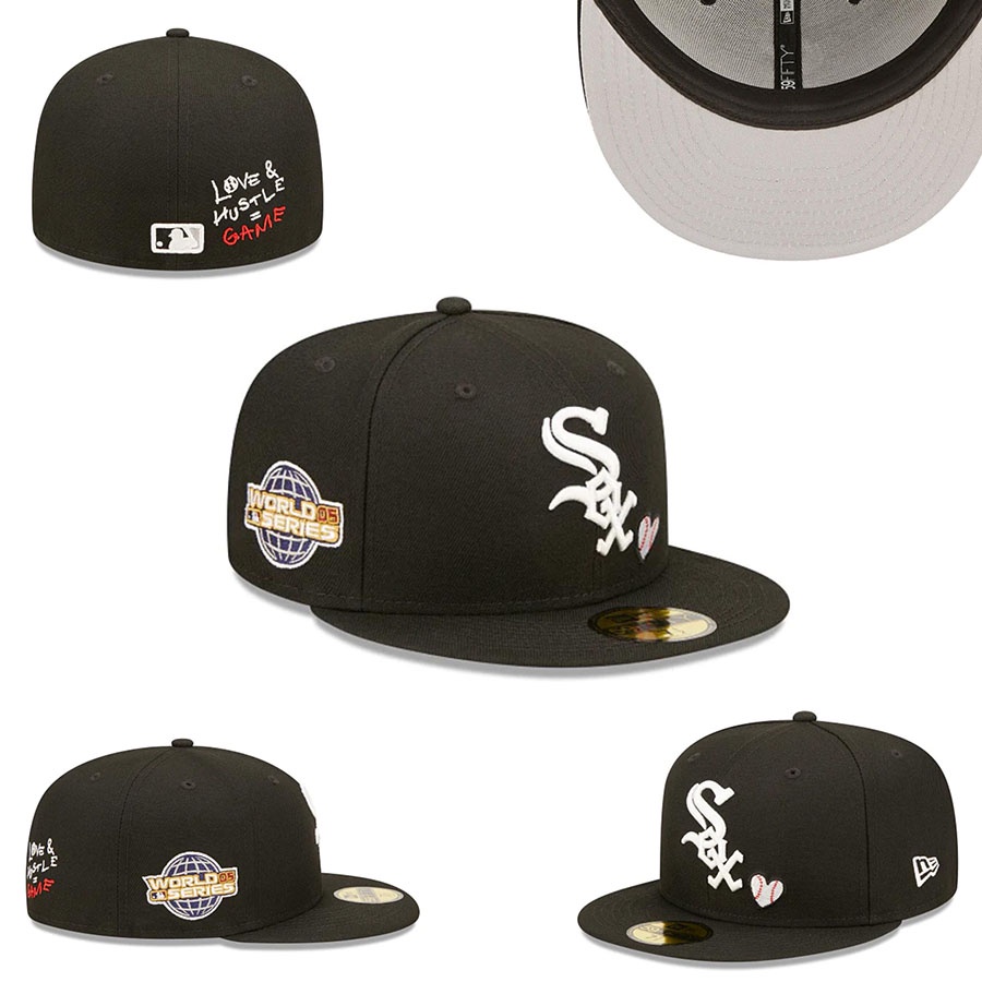 Mũ Lưỡi Trai Thêu Chữ mlb chicago 59fifty Chất Lượng Cao