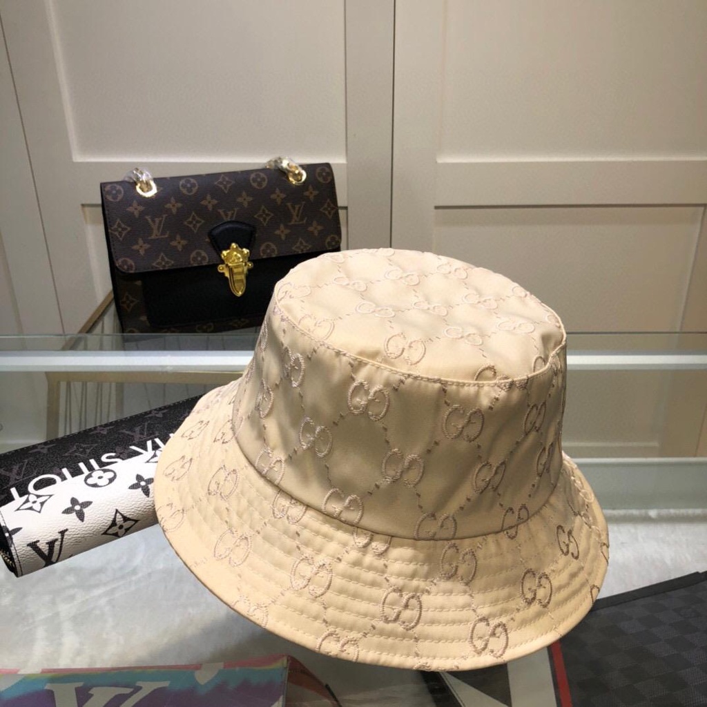 Nón Bucket Hoạ Tiết Gucci Phong Cách Thời Trang Mùa Hè Cho Phái Nữ