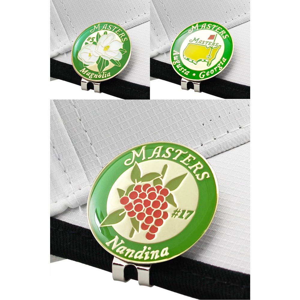 Phụ Kiện Đánh Dấu Vị Trí Mũ Chơi Golf Hình Hoa Trắng / Nho Có Thể Tháo Rời