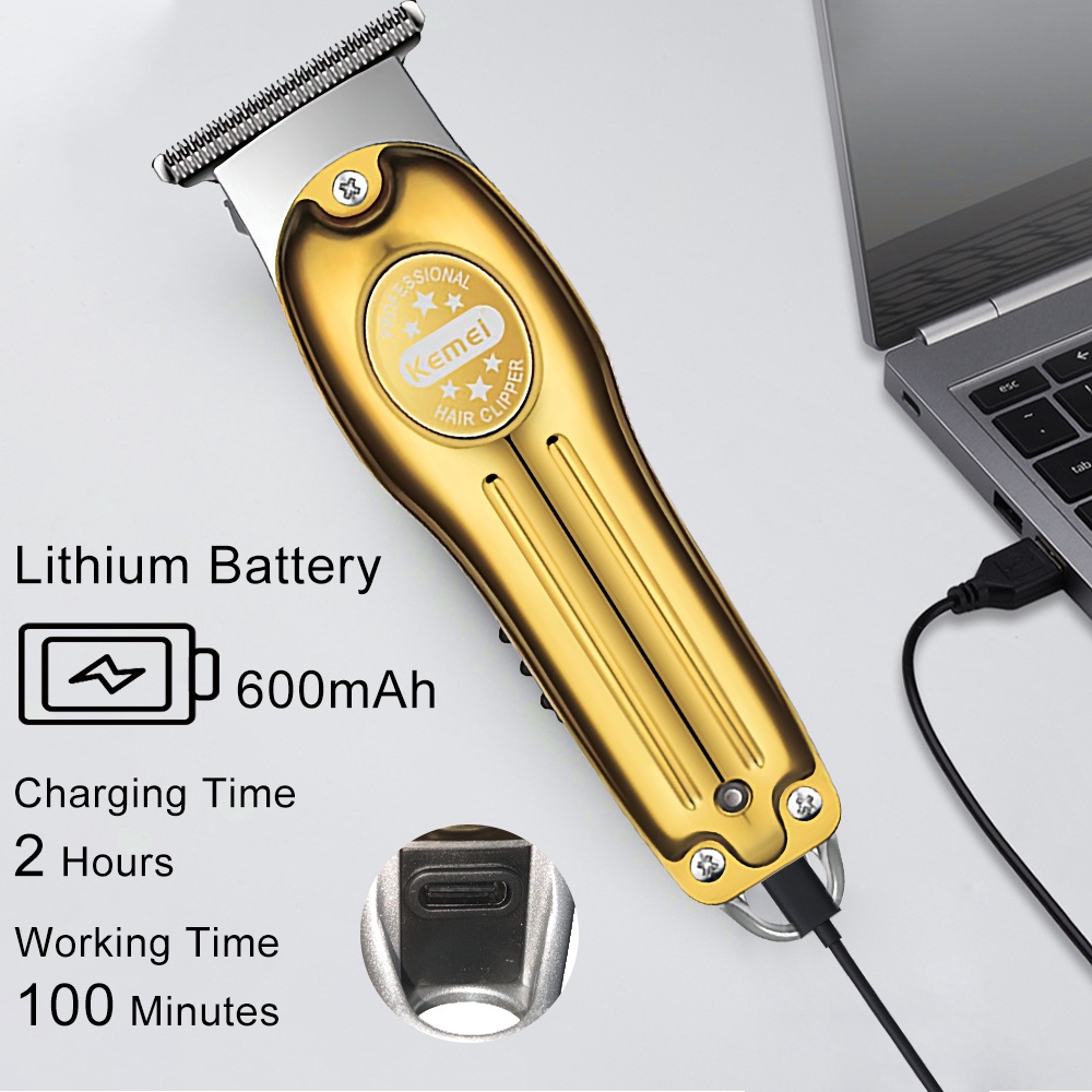 Máy cạo râu Cắt Tóc Chuyên Nghiệp Kemei KM-679 0mm