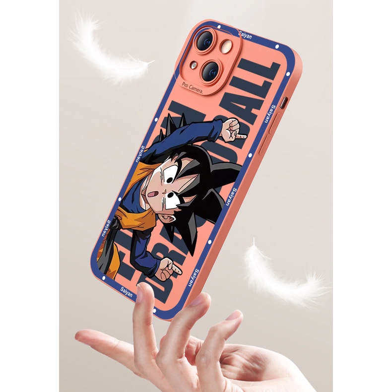 Ốp Điện Thoại Cạnh Vuông In Hình Dragon Ball Bảo Vệ Toàn Diện Cho Xiaomi Redmi Note 12 4G Pro 5G 9S 9A 12C