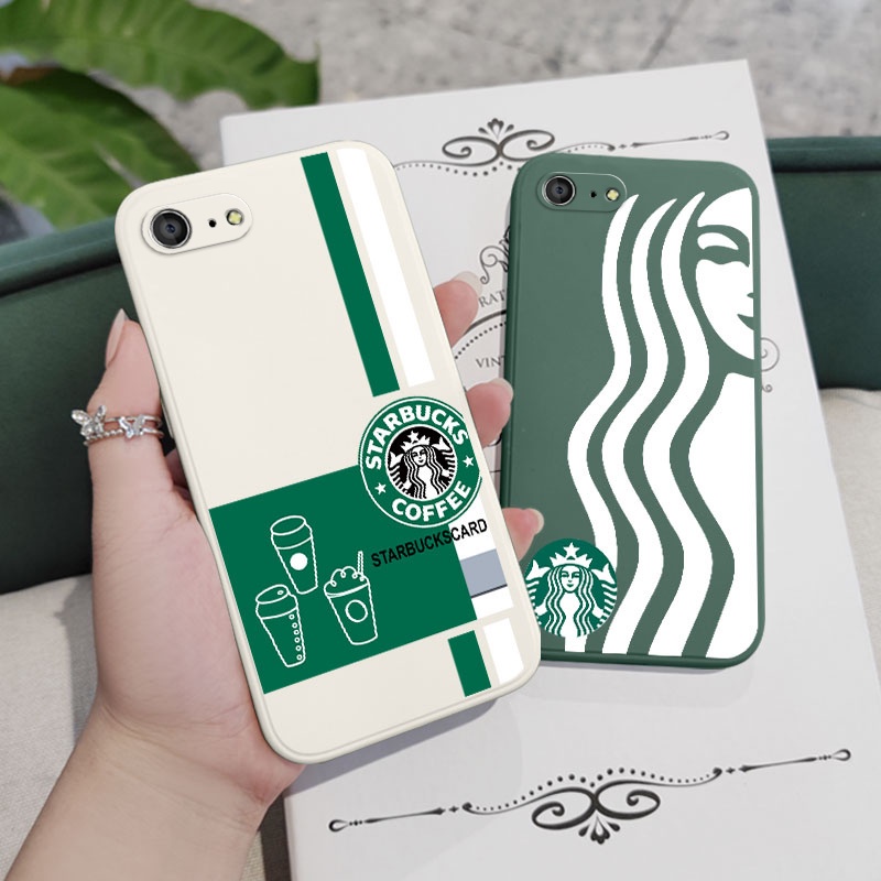 Ốp Điện Thoại Silicon Dẻo Họa Tiết Ly Cà Phê Dễ Thương Cho IPhone 8 7 6 6S Plus SE 2020