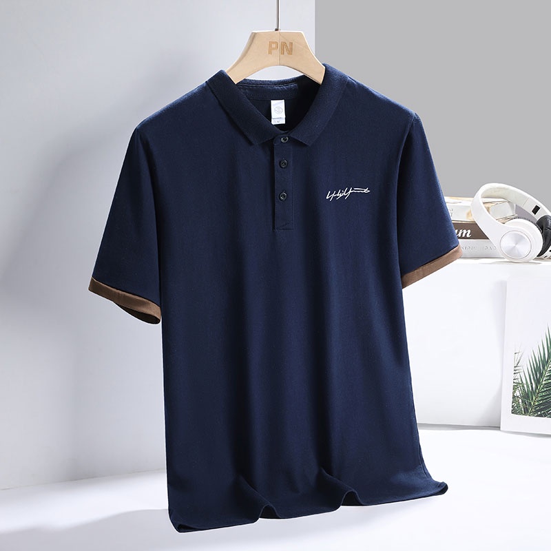 Áo polo Tay Ngắn Phong Cách Hàn Quốc Thời Trang Mùa Hè Cho Nam